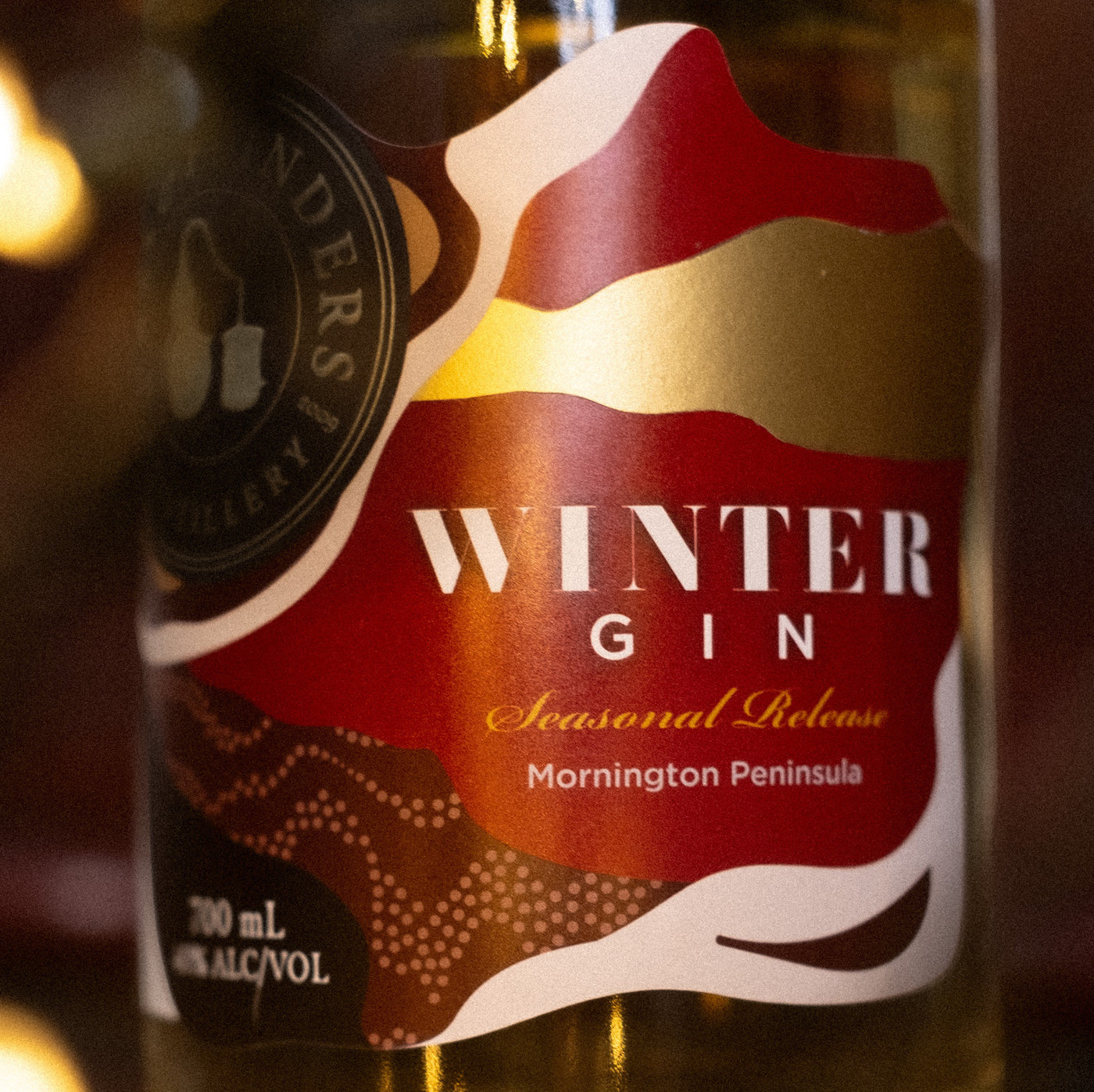 Bass Flinders Distillery Winter Gin bottle