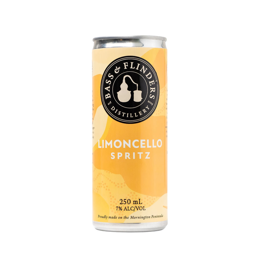 Bass & Flinders Distillery Limoncello Spritz premixed can