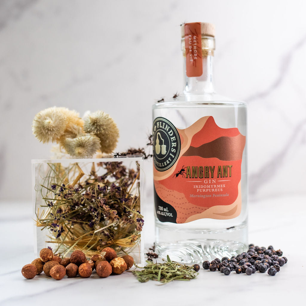 bass flinders distillery angry ant gin native botanicals