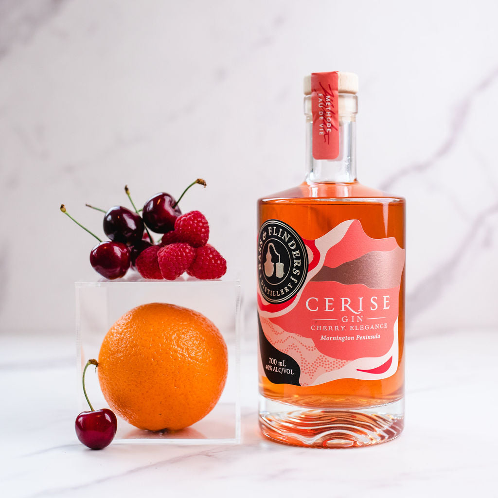 bass flinders distillery cerise gin local botanicals